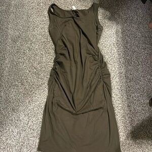 Medium army green Tshirt dress